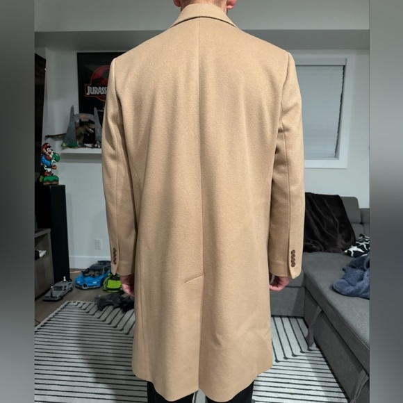 New Saks Fifth Avenue Cashmere Wool Blend Overcoat - Picture 14 of 14